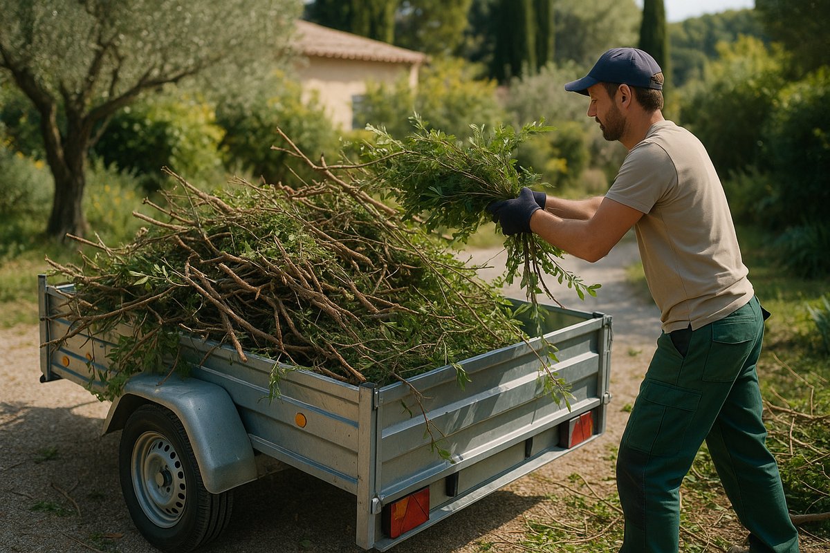 Déchets verts dans le Var