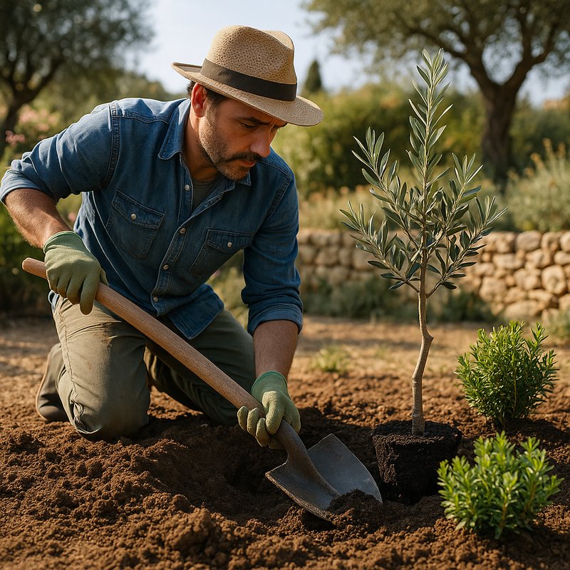 Plantation & gazon par un paysagiste du Var