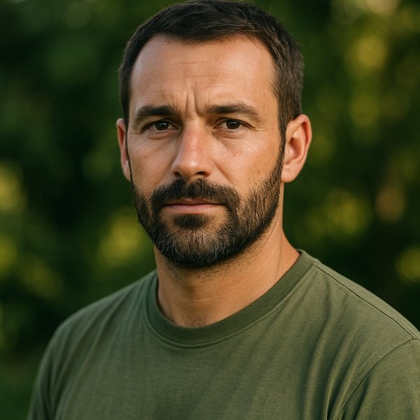 Julien Morel, chef de chantier paysagiste
